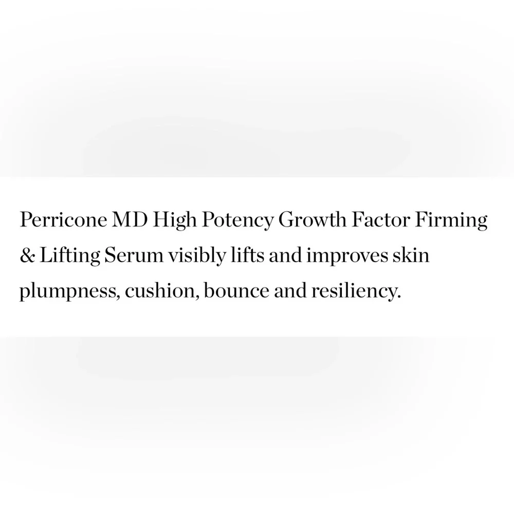 $12❤️‍🔥 Perricone MD High Potency Growth Factor Lifting & Firming Serum NEW